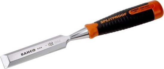 Bahco 434 steekbeitel met oranje en zwart handvat.