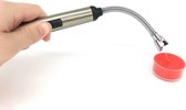Elektrische aansteker – USB oplaadbaar - RVS - fornuis – BBQ – openhaard – lange flexibele aansteker - Zilver