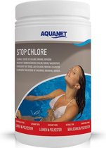 Aquanet chloor stop verwijdert snel teveel aan chloor in zwembaden en jacuzzi 1kg