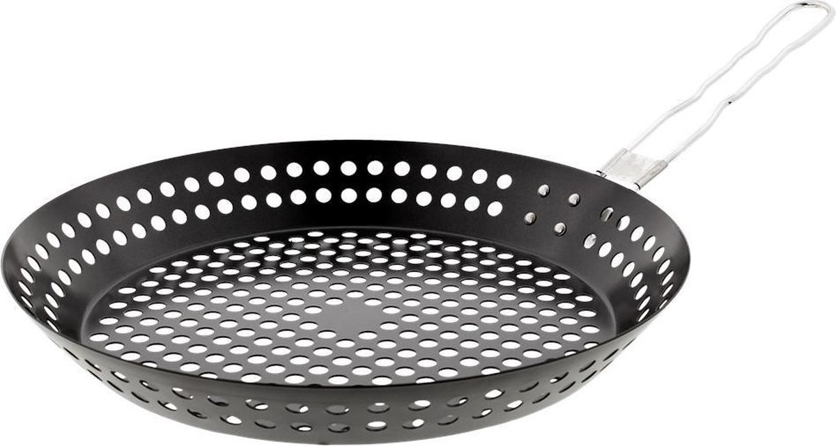 Homick - Barbecuepan - BBQ - Met anti-aanbaklaag - Ø 30 cm | bol.com