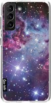 Casetastic Samsung Galaxy S21 Plus 4G/5G Hoesje - Softcover Hoesje met Design - Nebula Galaxy Print