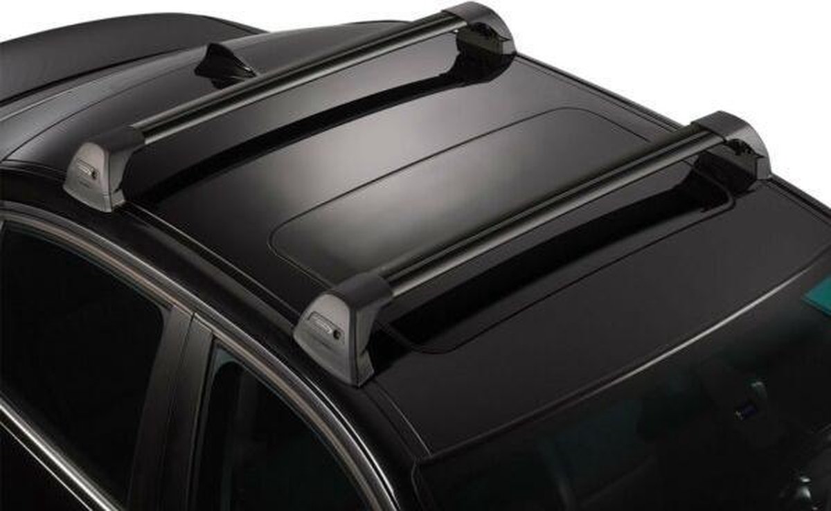 Tesla Model S Dakdrager Zwart 2012 - mei 2015 Yakima Whispbar Flush Auto Exterieur Accessoires – foto 2