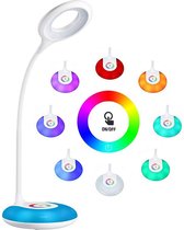 A&K LED RGB Bureaulamp | 256 Kleuren | Bedlamp | Leeslamp | Nachtlamp | Ledlamp