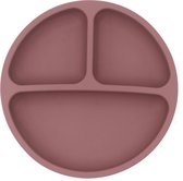 SIIDDS - siliconen bord - oud roze - etenstijd - baby - dreumes - peuter - siliconen - BPA-vrij - magnetron bestendig - vaatwasserbestendig