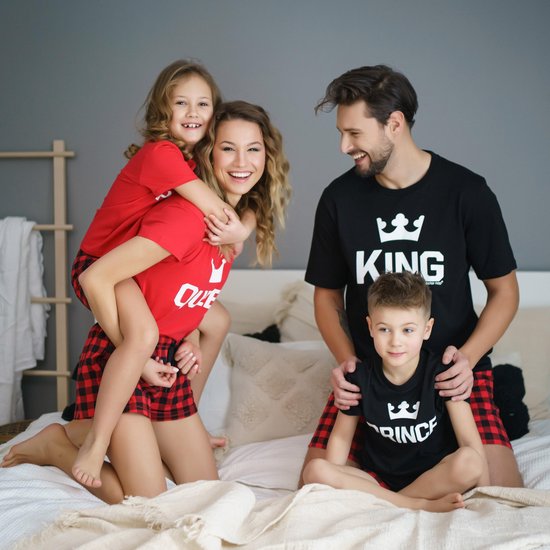 Chemise de nuit en coton Doctor Nap Garçons | Pantalon court à manches courtes | Pyjamas Garçons | Pyjama short Garçons | Prince Zwart Short PDB.4263 134/140