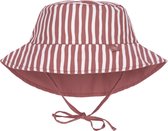 Lässig réversible UV pour bébé - Rayures - Rouge - taille 3-6M (43-45CM)