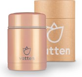 Vatten® Premium RVS Food Jar - Roze - 400ml - Lunchbox - Voedselcontainer