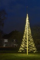 Fairybell Buiten Kerstboom voor in de vlaggenmast - 7 meter - 1500LEDs - Warm wit