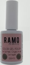 ramo gelpolish 550470- Gellak - gel Nagellak - 15ml - uv&led - transparant-zilver-glitter