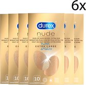 Durex - Condooms - Nude XL - 10st x6