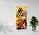 Deurposter - Luxe deursticker - Boedhha - Budah - Budha - 201,5 x 93 cm