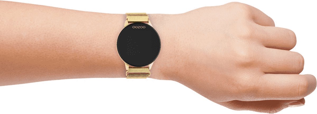 OOZOO Goud Zwart Display Smartwatch 43 mm Q00121 bol