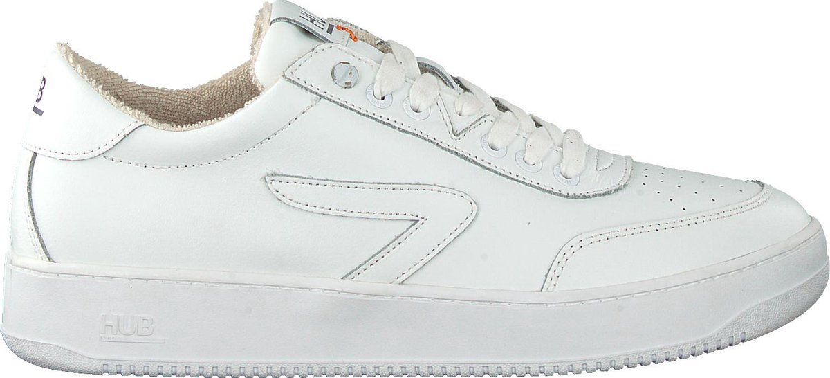 HUB Heren Lage sneakers Baseline m Wit Maat 43 bol