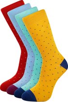 Slopes&Town Bamboe Sokken Dots Edition (4 paar) 42-46