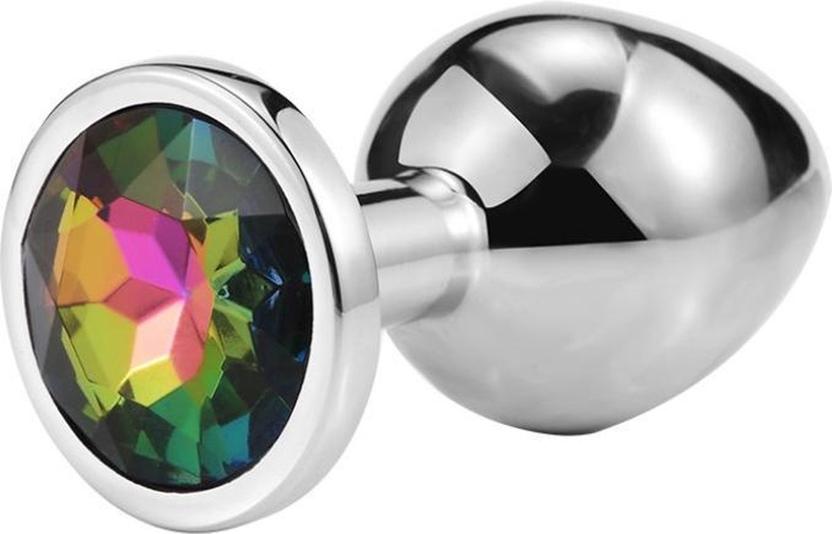 Goedkoopste Buttplug met rainbow kristal