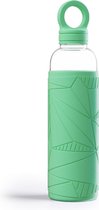 Libbey Waterfles - Glazen drinkfles - 550 ml - Honest Green