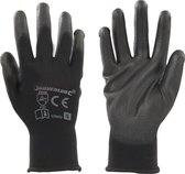 Handschoen met zwarte handpalm Small