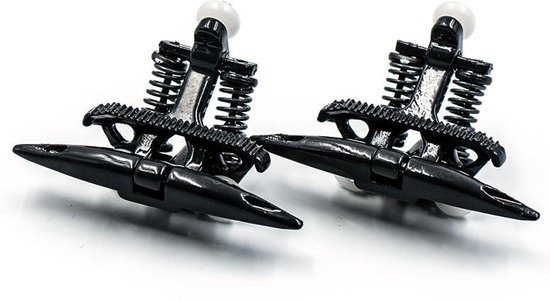 Jagerndorfer - D-line Klemmen 2 St. Zwart - modelbouwsets, hobbybouwspeelgoed voor kinderen, modelverf en accessoires