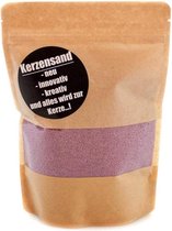 Kaarsenzand oud roze 400 gr.+2 lonten