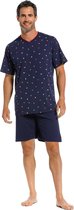 Heren shortama Pastunette 33211-620-2 - Blauw - S/48