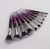 Luxe Crystal Make-up kwasten set 2021 - Make Up Brush - Oogschaduw - Foundation Kwast - Poederkwast - Brush - Make Up - Cosmetica - Kwasten Set