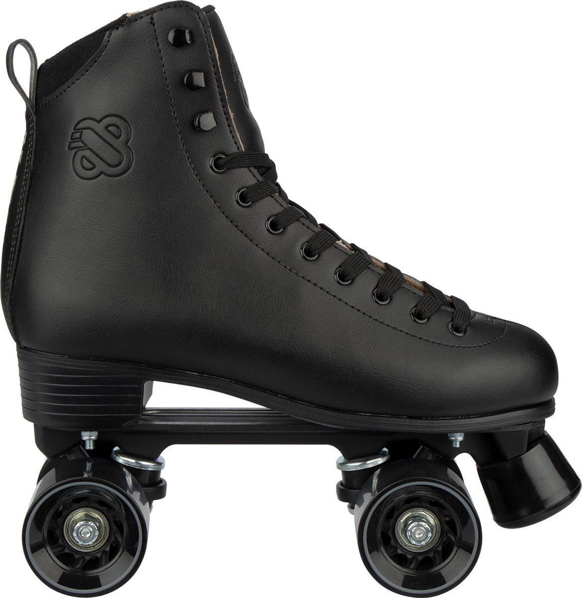 Nijdam Rolschaatsen Leer - Ramblin' Roller -Zwart - Maat 37
