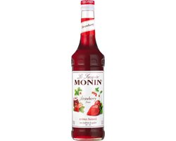 Monin Koffiesiroop: Voor Echt Hemelse Koffiecreaties! 16 Monin Koffiesiroop Aardbei - 70 cl