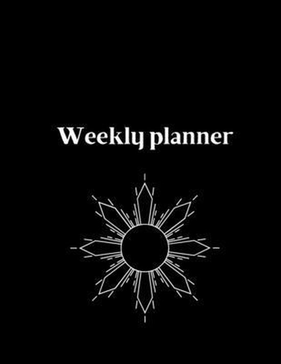Weekly planner - cover