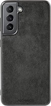 Samsung Galaxy S21 - Alcantara Back Cover - Space Grey