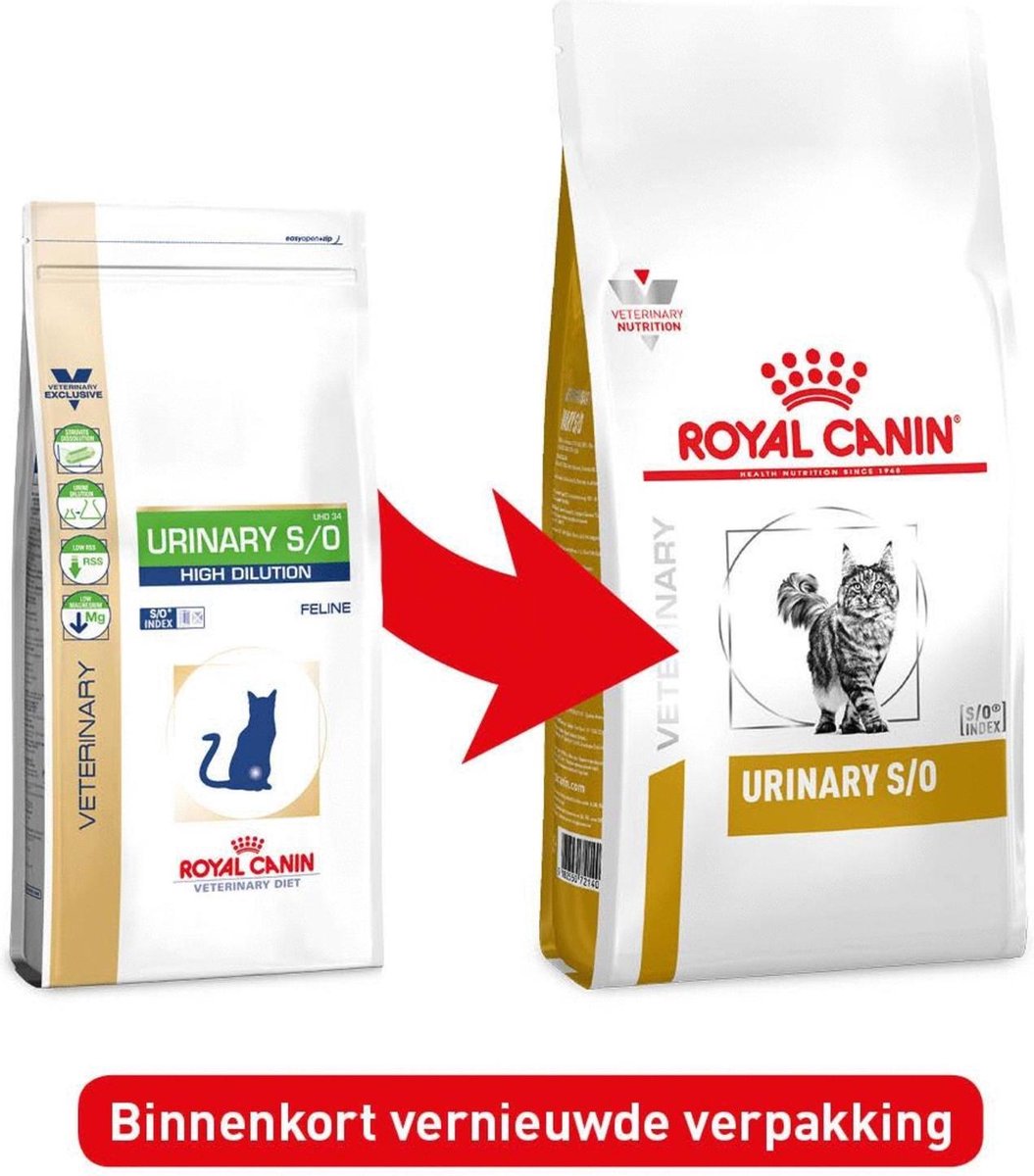 absorption Bare overfyldt Vågn op ROYAL CANIN® Urinary S/O High Dilution - kattenvoer - 1,5 kg | bol.com