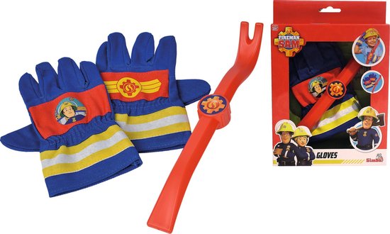 Brandweerman Sam  Brandweerhandschoenen - Verkleedset - Speelgoedbrandweerset - vanaf 3 jaar