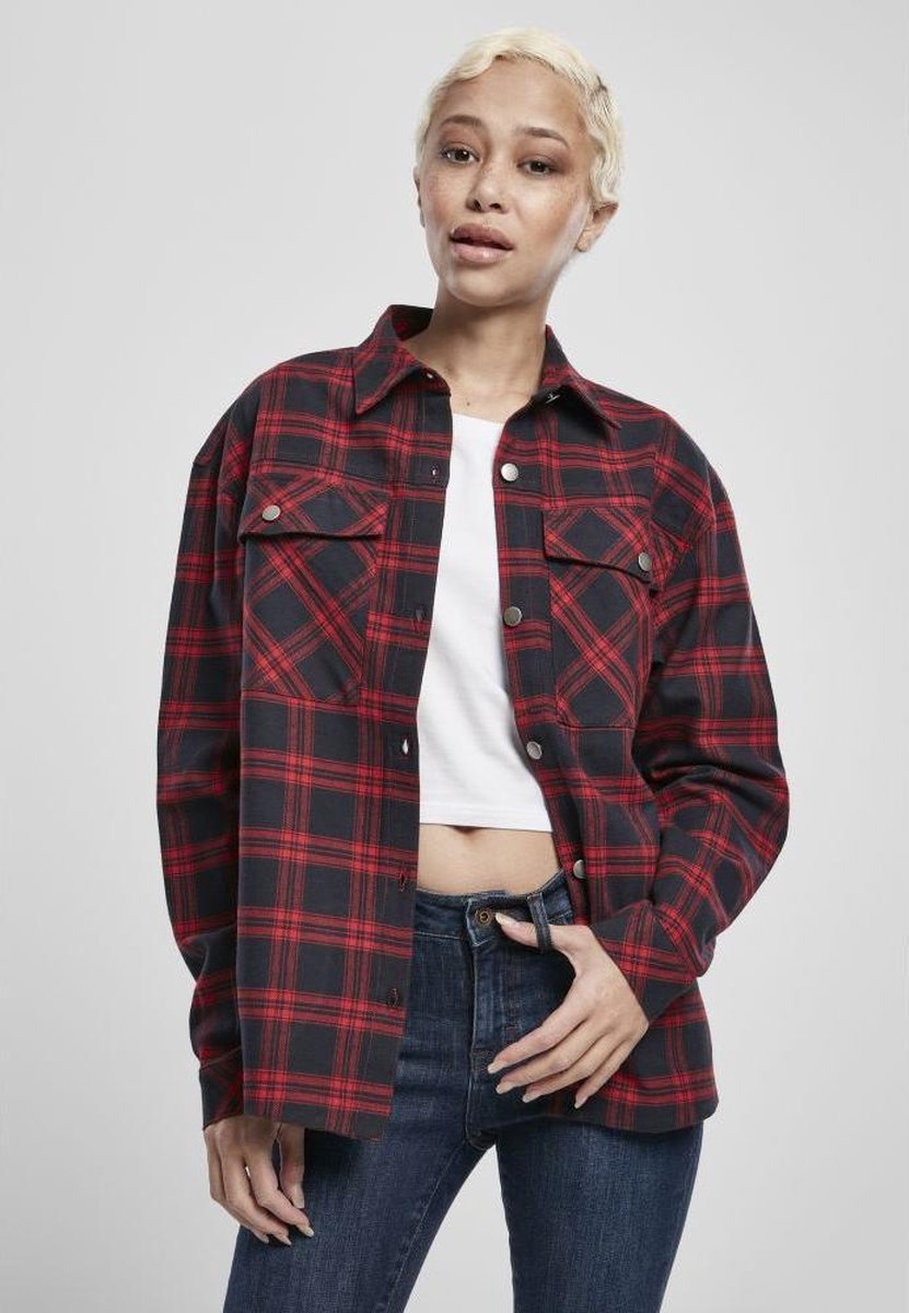Urban Classics Oversized Blouse S Blauw