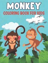 Monkey Coloring Book For Kids: Best Monkey Coloring Book Kids