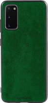 Samsung Galaxy S20 Alcantara case 2020 - Groen