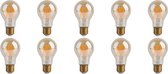 LED Lamp 10 Pack - Froty - Filament Bulb - E27 Fitting - Dimbaar - 7W - Warm Wit 2700K