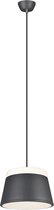 LED Hanglamp - Nitron Barnaness - E27 Fitting - 2-lichts - Rond - Mat Zwart - Aluminium