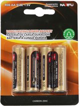 Batterij - Igan Azo - AA/LR06 - 1.5V - Alkaline Batterijen - 4 Stuks