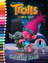 Trolls World Tour Coloring Book: Trolls World Tour Illustrations for Boys & Girls Great Coloring Books for Kids and adults
