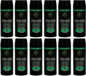 AXE Deodorant / Bodyspray Africa - 12x 150 ml - Voordeelverpakking