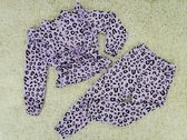 Ruffle leopard set