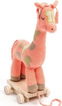 Smallstuff - Trekdier giraffe - roze