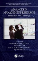 Mathematical Engineering, Manufacturing, and Management Sciences- Advances in Management Research