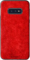 Samsung Galaxy S10E Alcantara Case 2020 - Rood