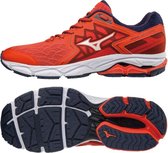 Mizuno Wave Ultima 10 Running -Hardloopschoenen Sportschoenen - Maat 42 - Rood-Wit-Zwart
