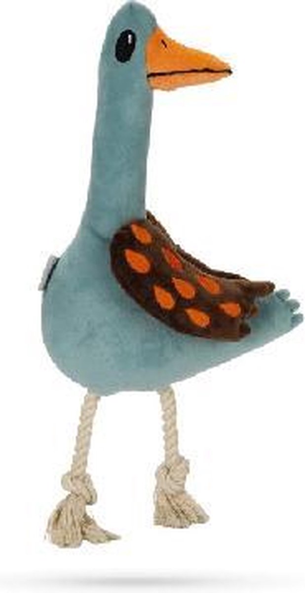 Pluche hondenspeelgoed zazoo blauw 43cm