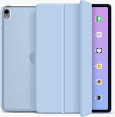 Ipad air 4 2020 hardcover - 10.9 inch – hard cover – iPad hoes - Hoes voor iPad – Tablet beschermer - licht blauw