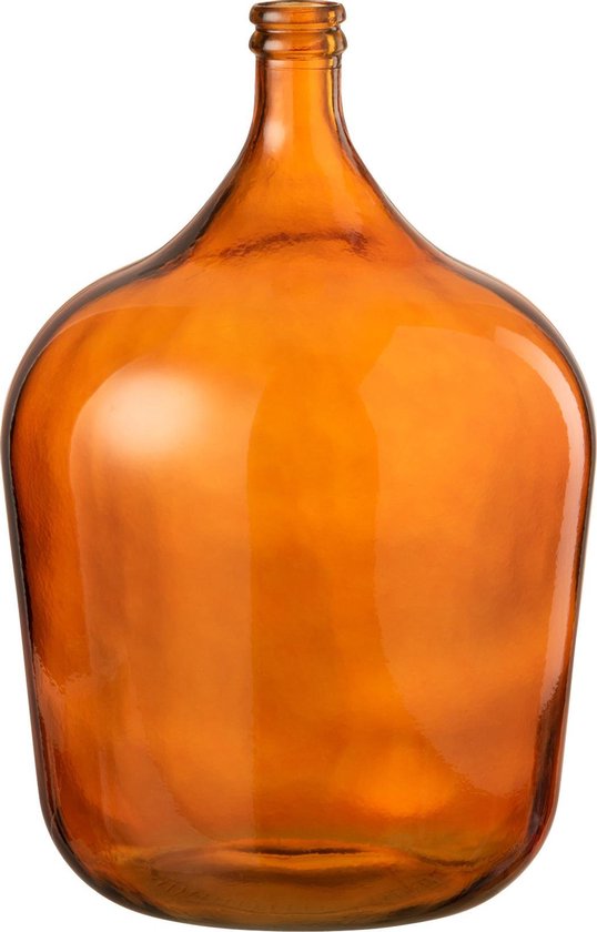 Baars Langwerpig Gelovige J-Line Vaas Glas Oranje Large | bol.com
