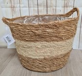 plantenmand - mand - gevlochten - hyacint - middel