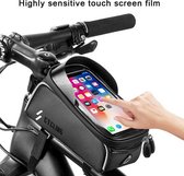 Waterdichte fietstas- telefoonhouder- Opbergruimte- Fietsframe tas