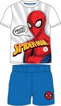 Spiderman Marvel Pyjama - Short Pyjama. Wit-multi. Maat 92 cm / 2 jaar